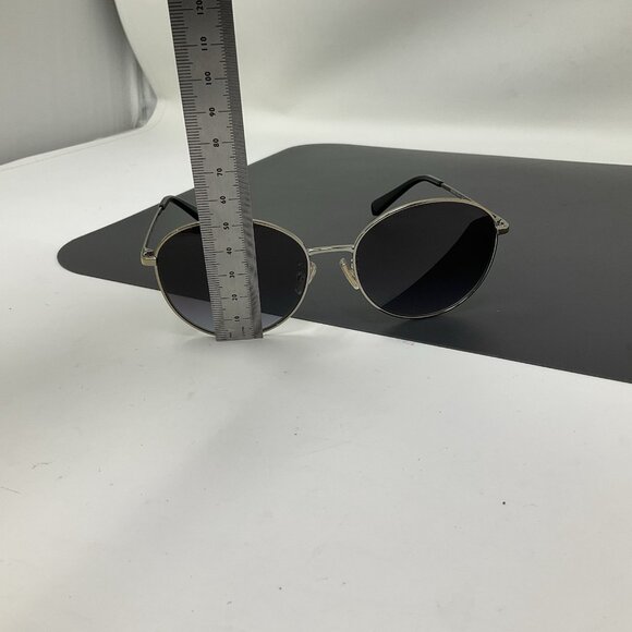 COACH HC7125 Round Metal Sunglasses, Gold, 56 [] 17-140 Scratched Lenses